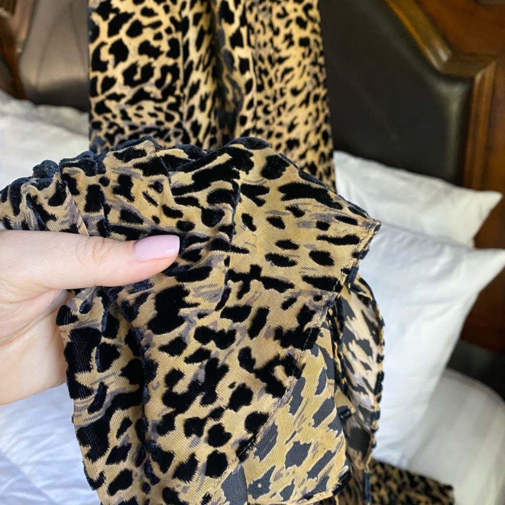 RIXO Eleanor Dress XS Leopard Midi US2 - Picture 6 of 7